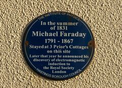 Michael Faraday Blue Plaque